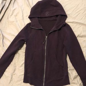 LuluLemon Scuba hoodie in deep purple, size 4